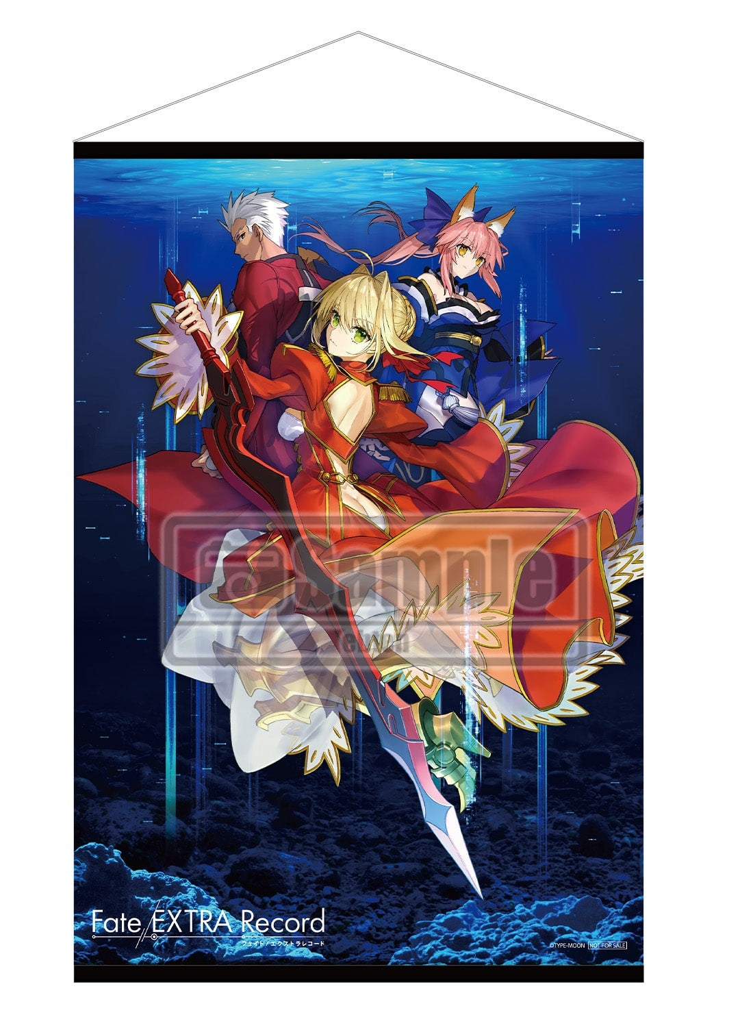 fate extra record saber crystal switch — official game, bonus or artwork visual