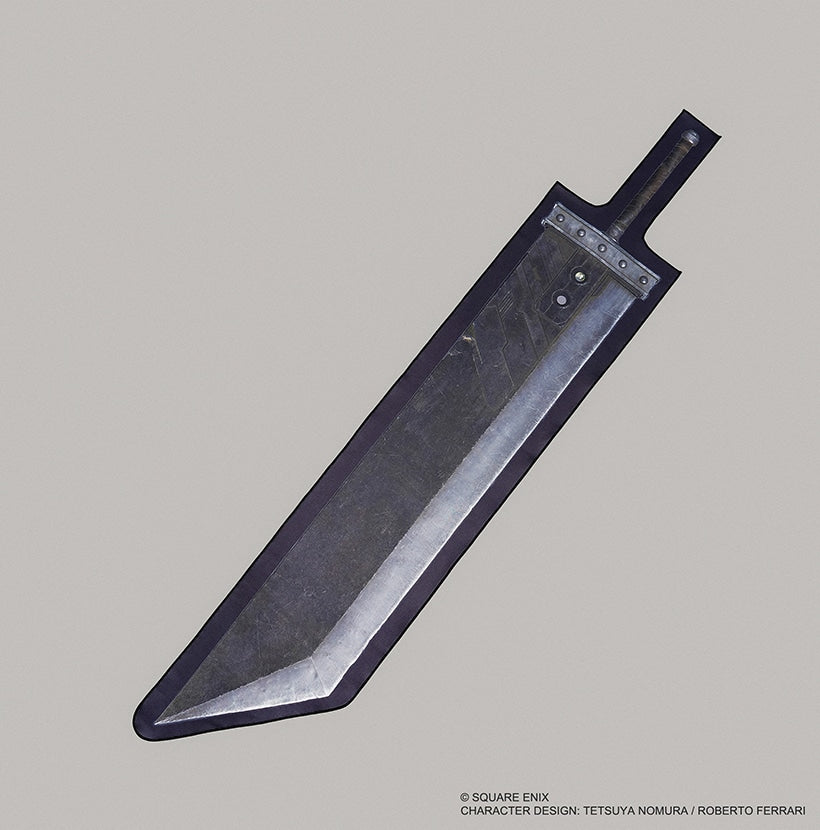 Final Fantasy VII Buster Sword muffler towel - front Buster Sword design