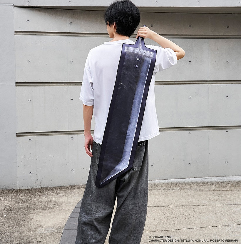 Final Fantasy VII Buster Sword muffler towel - worn over the shoulder