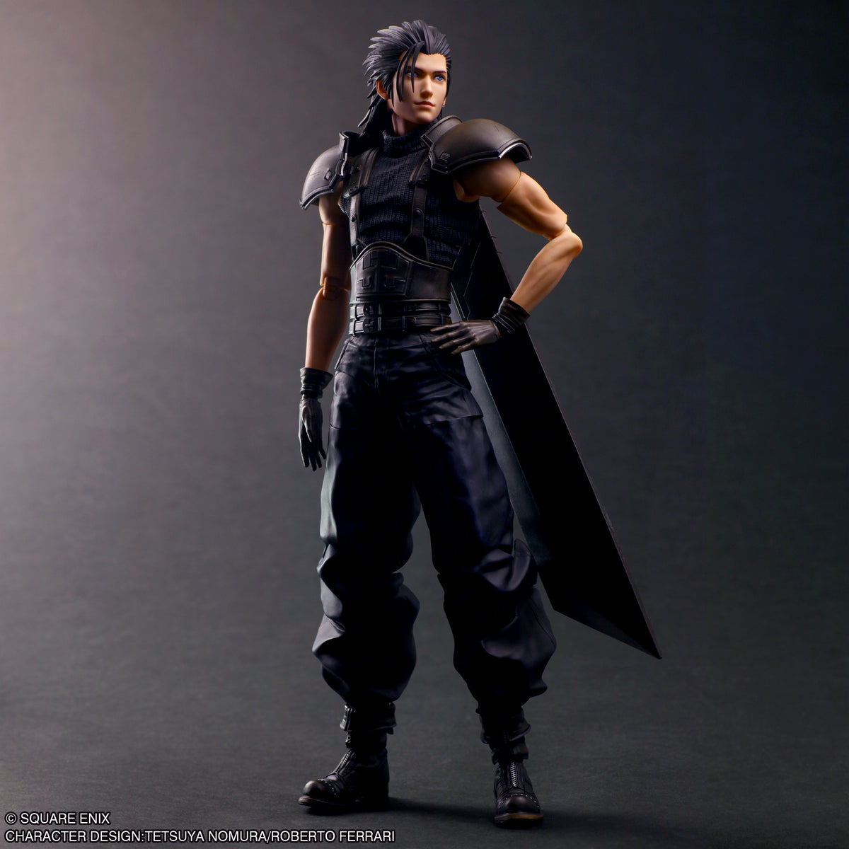 Final Fantasy VII Rebirth PLAY ARTS SHIN Zack Fair SOLDIER 1st Class figure - official view 9
