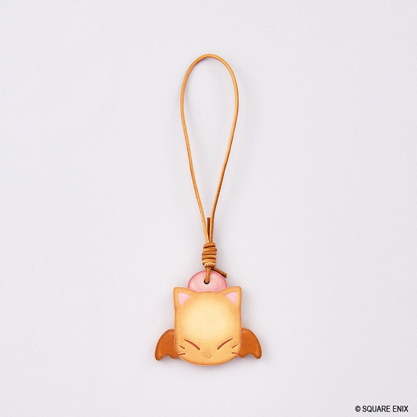 Final Fantasy XIV Buttery Mogbiscuit Faux Leather Charm - official product view 1