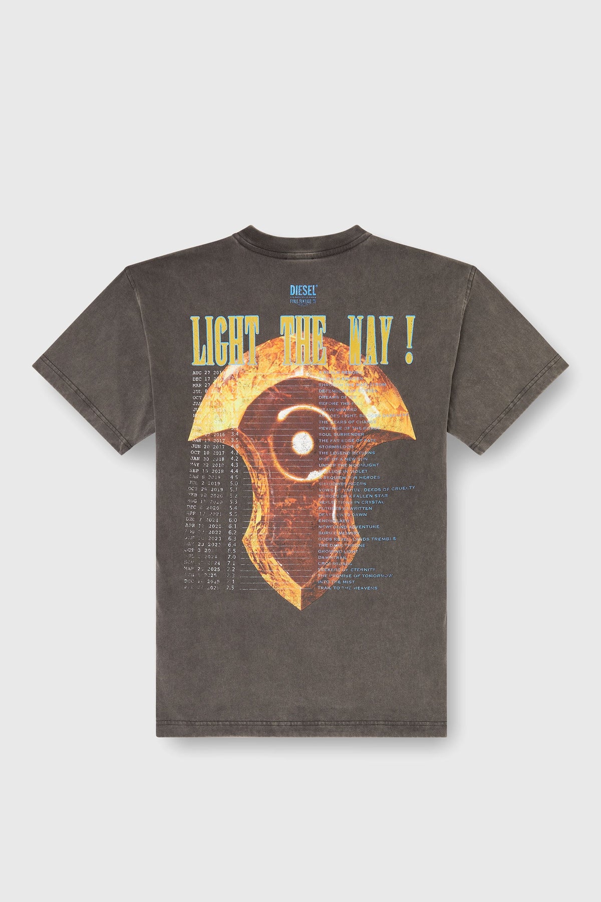 Final Fantasy XIV Collaboration - Azem's Crystal T-Shirt FF-T-NORM-BLACK - Official Product Photo 2