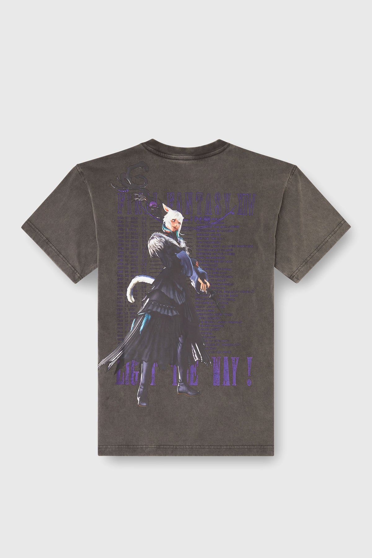 Final Fantasy XIV Collaboration - Y'shtola Rhul T-Shirt FF-T-NORM-COBALT - Official Product Photo 2