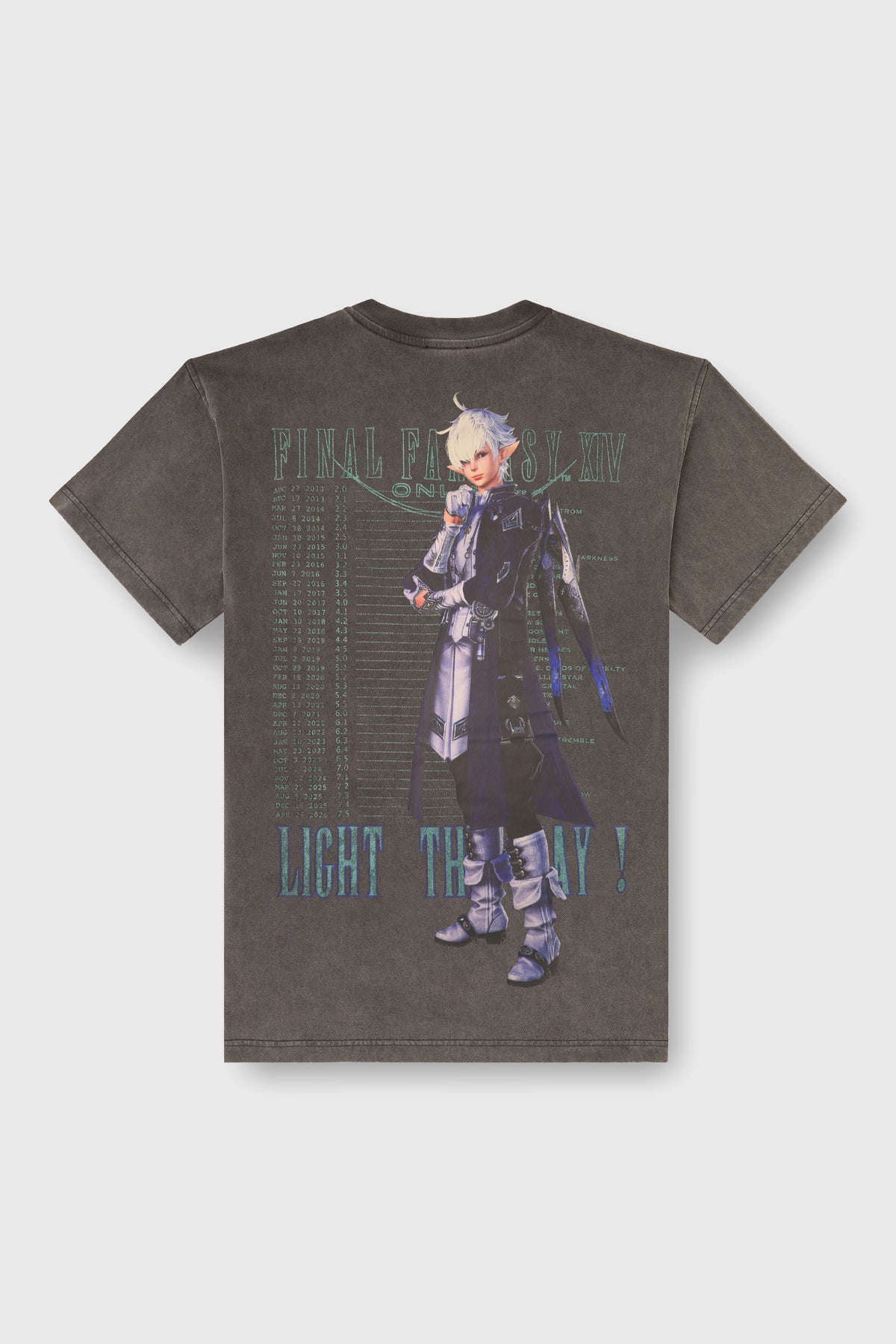 Final Fantasy XIV Collaboration - Alphinaud Leveilleur T-Shirt FF-T-NORM-GREEN-SEA - Official Product Photo 2