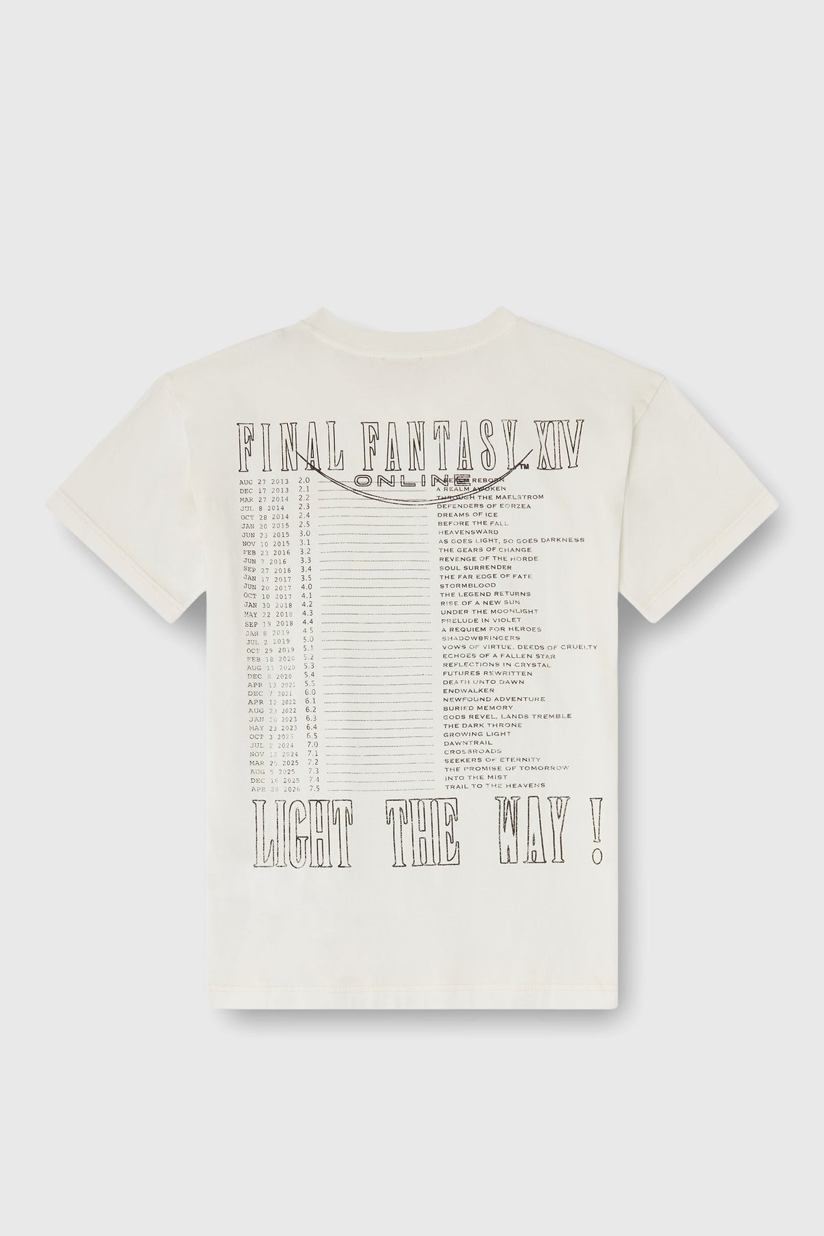 Final Fantasy XIV Collaboration - Eorzean Flags T-Shirt FF-T-NORM-PATCHIES - Official Product Photo 2