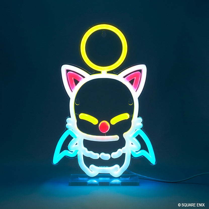 Final Fantasy XIV Moogle Neon LED Light - official product view 1