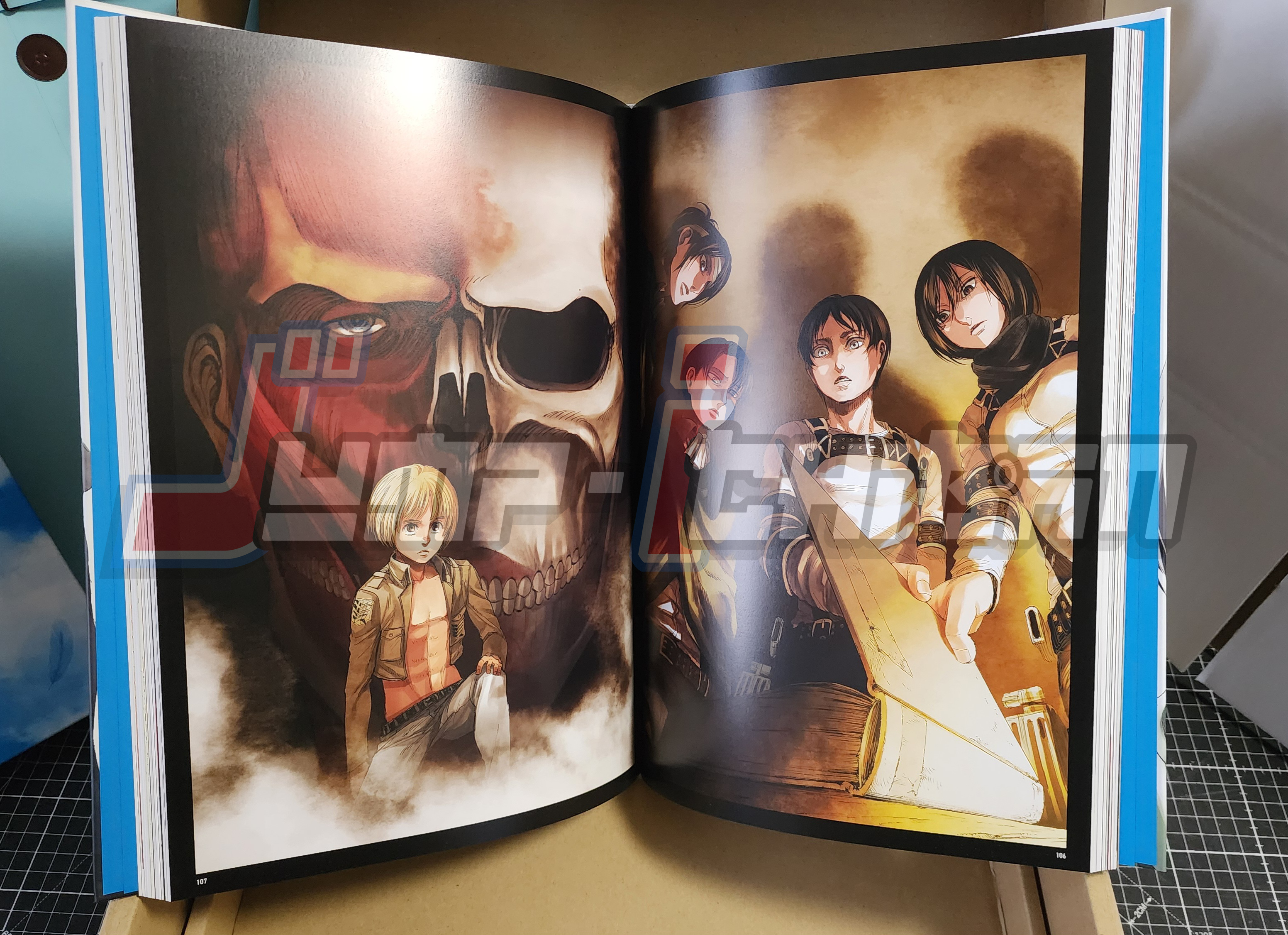 ATTACK ON TITAN ARTBOOK FLY - LIMITED EDITION + BONUS