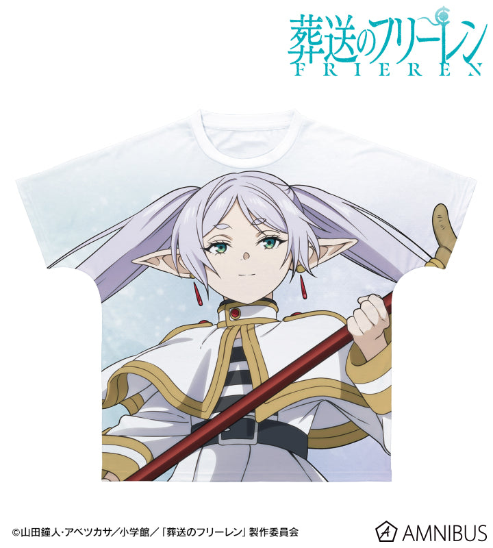 Frieren: Beyond Journey's End - Full-Graphic Tees (2 Types) - Frieren view 1