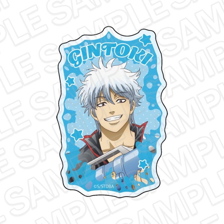 Gintama Water Gun Ver. Acrylic Magnet - Gintoki Sakata