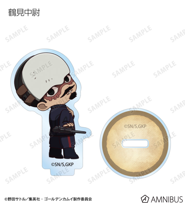 Golden Kamuy Fighting Backs Ver. Chibi Acrylic Stand Ver. B - official product photo 2