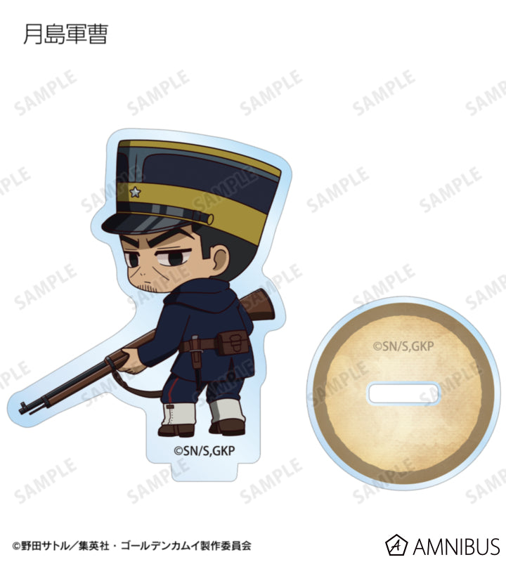 Golden Kamuy Fighting Backs Ver. Chibi Acrylic Stand Ver. B - official product photo 5