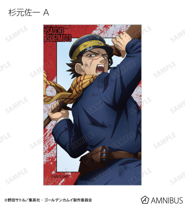 Golden Kamuy Fighting Backs Ver. Compact Clear Card - official product photo 2