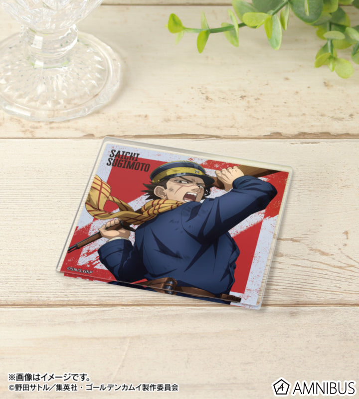 Golden Kamuy Fighting Backs Ver. Acrylic Coaster - official product photo 14
