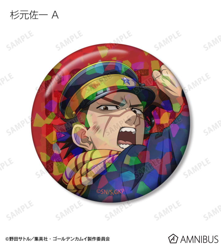 Golden Kamuy Fighting Backs Ver. Holographic Can Badge - official product photo 2