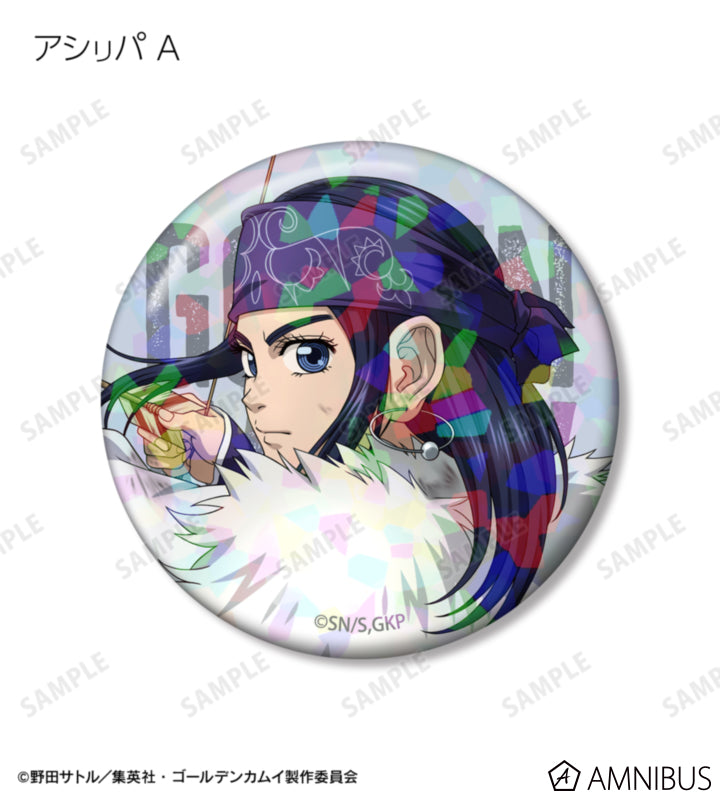 Golden Kamuy Fighting Backs Ver. Holographic Can Badge - official product photo 3
