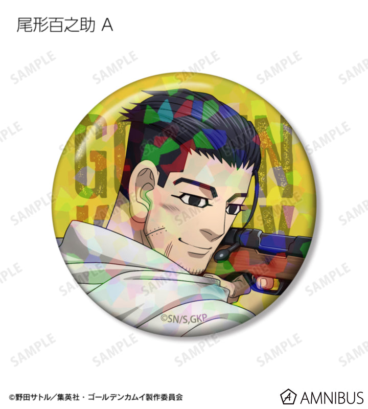 Golden Kamuy Fighting Backs Ver. Holographic Can Badge - official product photo 5
