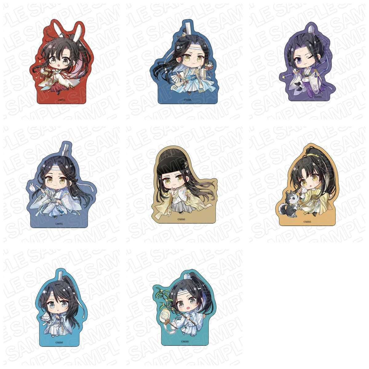 Grandmaster of Demonic Cultivation Kyomaf 2026 Acrylic Mascot Kyomaf 2026 Mini Character Ver. Complete Set Of 8 Types - complete set of 8 designs