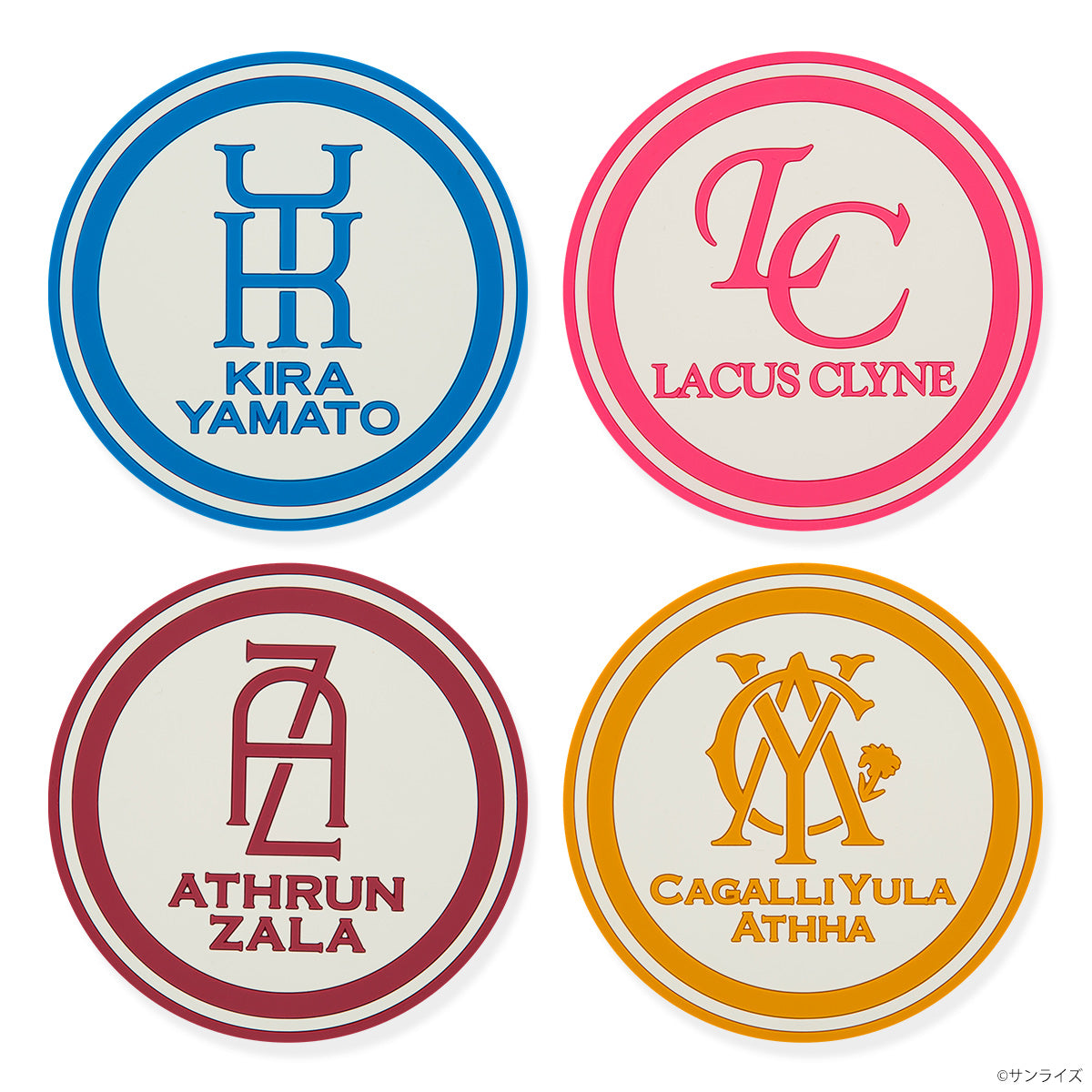 Gundam Series STRICT-G - SEED FREEDOM Personal Mark Rubber Coaster Athrun Zala - official product view 3