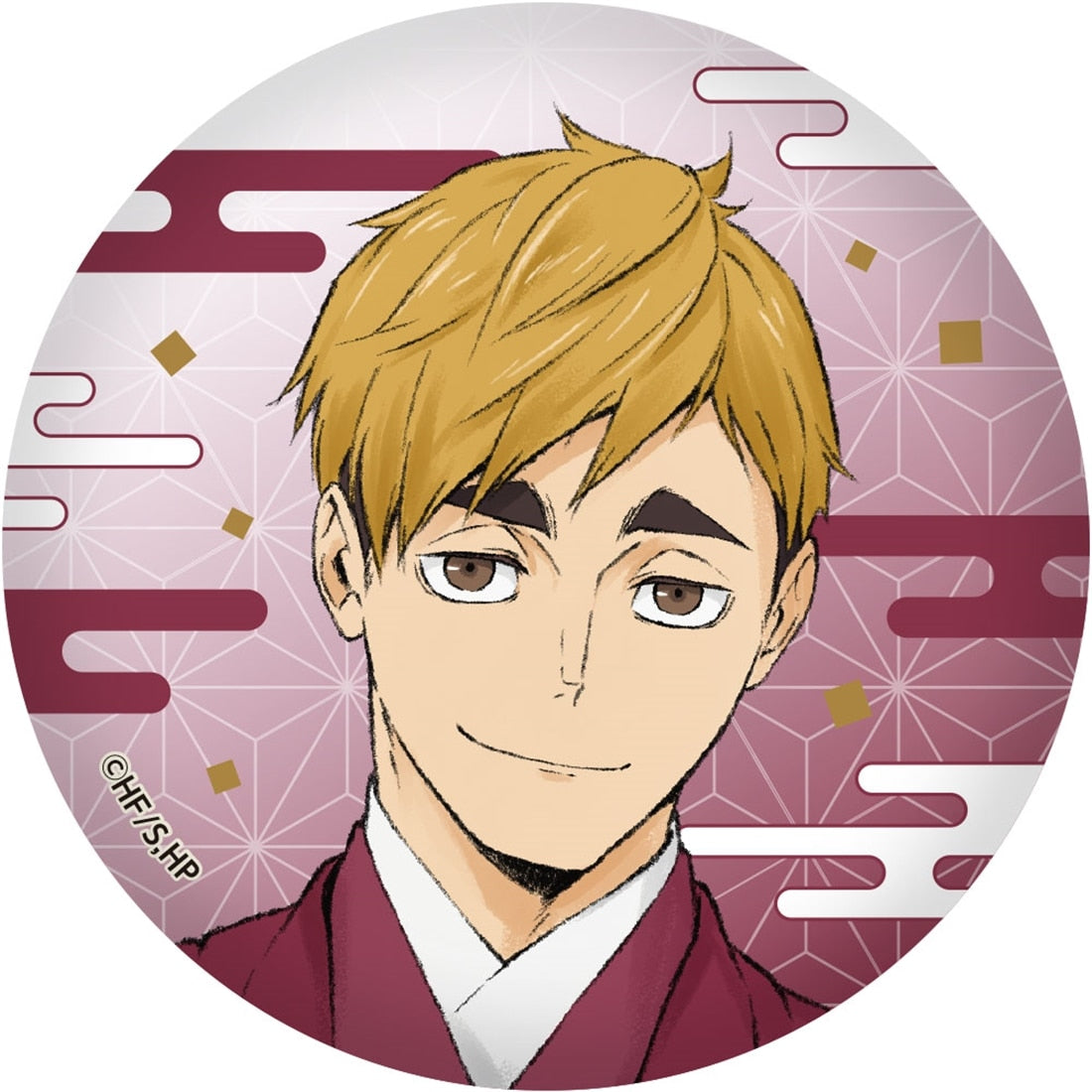 Haikyu!! Karasuno and Inarizaki New Year Washi Can Badge Box of 6 - detail 3