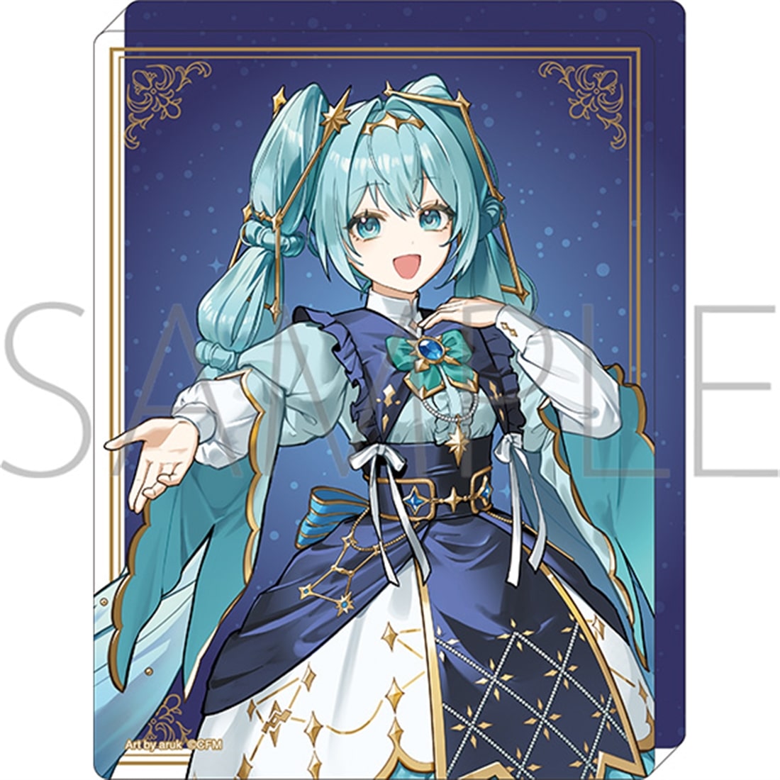 Hatsune Miku layered acrylic art panel by aruk