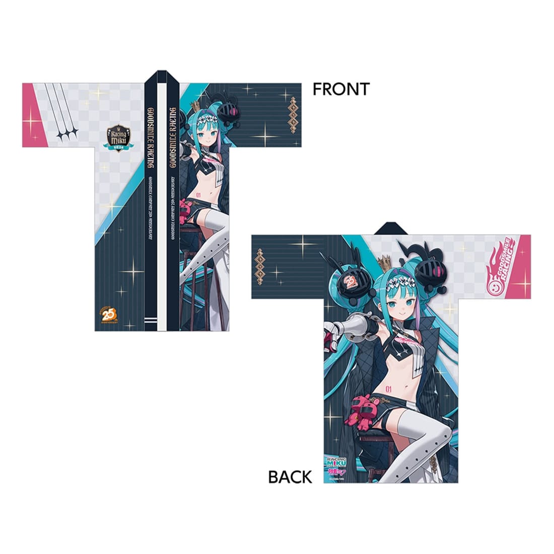 Hatsune Miku - Racing Miku 2026 Good Smile Company 25th Anniversary - Long Full-graphic Happi Coat - product view 1