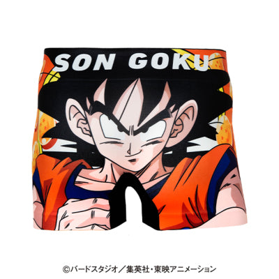 Dragon Ball Z Son Goku No. 001 Boxer Shorts - Unisex Polyester Underwear for Men and Women