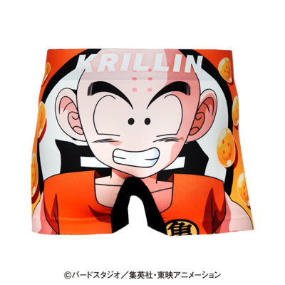 Dragon Ball Z No. 002 Krillin Unisex Polyester Boxer Shorts for Men and Women