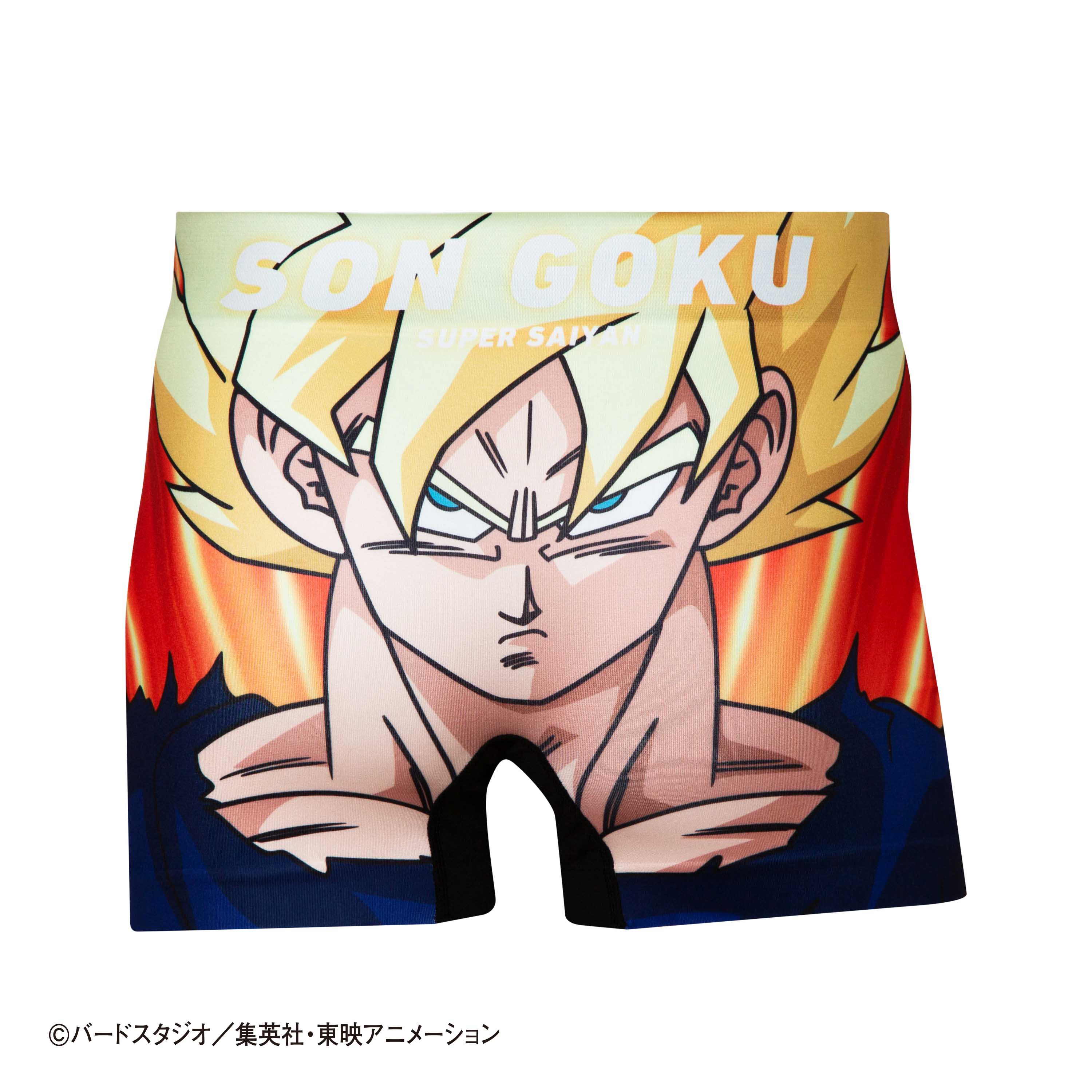 Dragon Ball Z No. 023 Son Goku Super Saiyan Boxer Shorts - Unisex Polyester Underwear for Men and Women