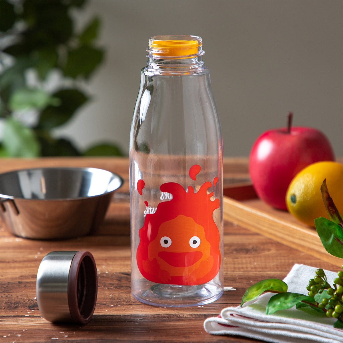 Howl's Moving Castle Calcifer Clear Bottle 500 ml - official view 3