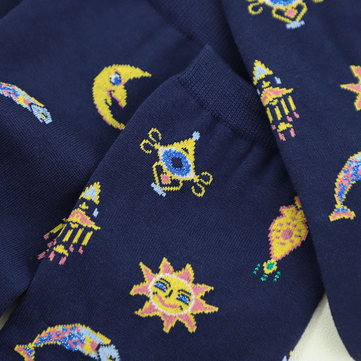 Howl's Moving Castle Socks - Howl's Room All-Over Pattern - official product view 4