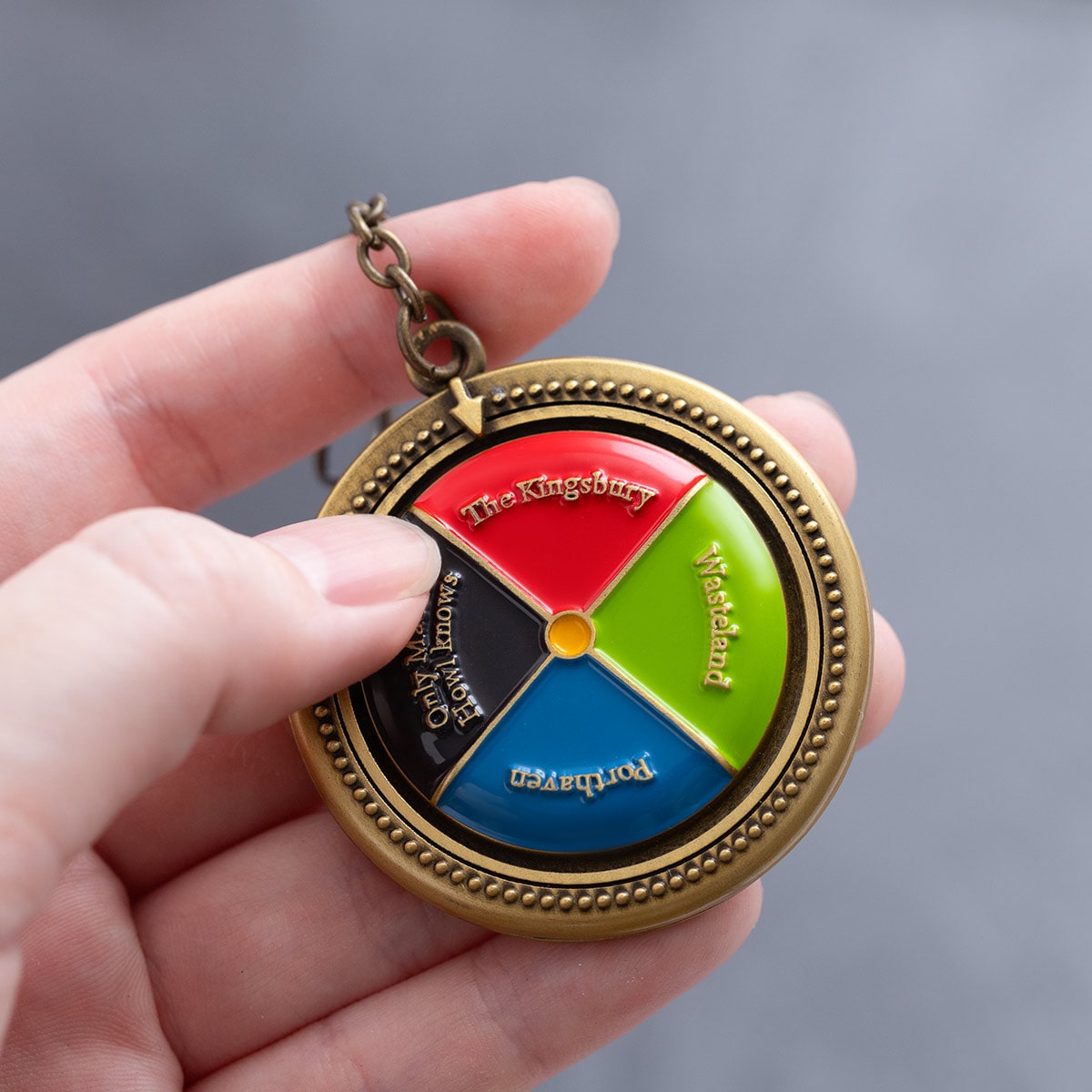 Howl's Moving Castle - Spinning Colour Dial Keyring - official view 6