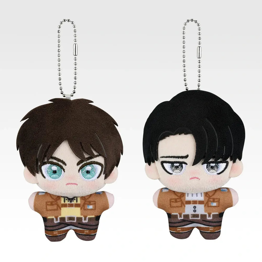 Ichiban Kuji Attack on Titan Dedicate Your Heart - F Prize Kiraraizu Mascot (2 Types) complete set of 2 designs