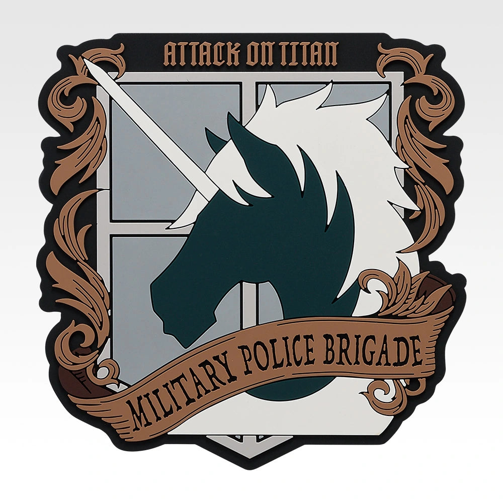 Ichiban Kuji Attack on Titan Dedicate Your Heart - I Prize Rubber Coaster Collection (8 Types) Military Police Brigade