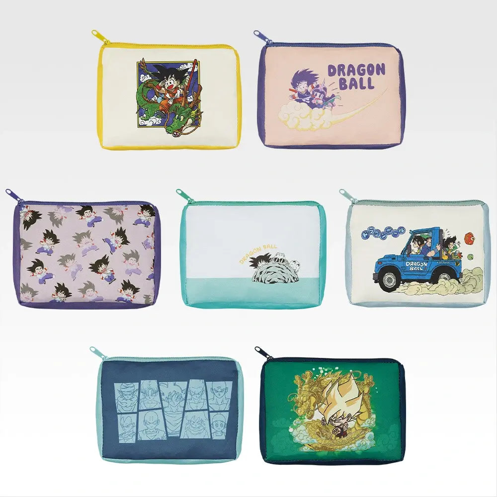 Ichiban Kuji Dragon Ball SPIRIT OF THE SAIYAN - G Prize Pouch (7 Types) - complete set