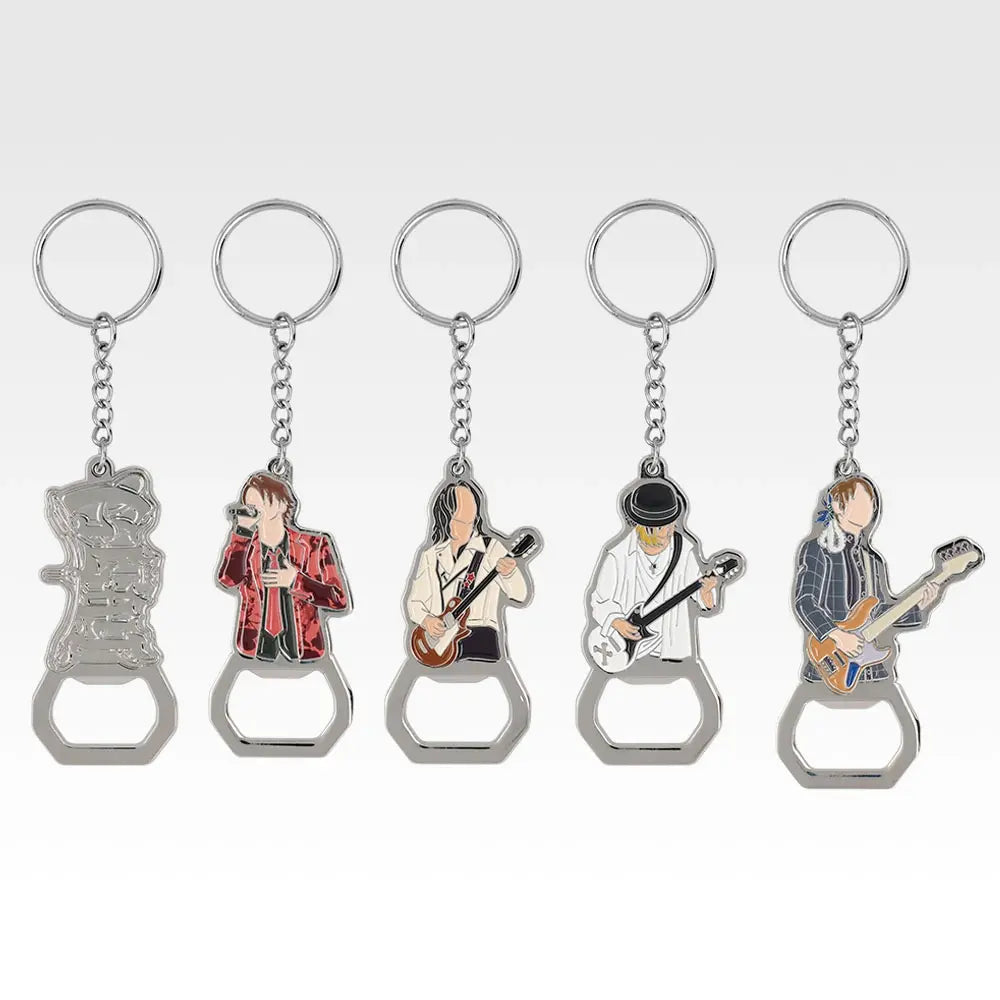 GLAY E Prize Bottle-Opener-Style Keychain official overview