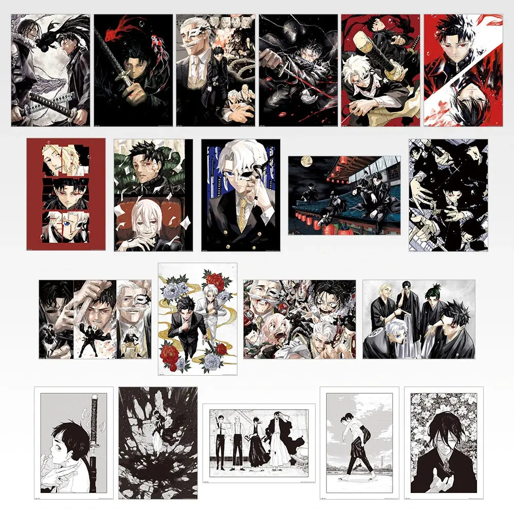 Ichiban Kuji Kagurabachi - F Prize Clear Poster (20 Types) complete set of all designs