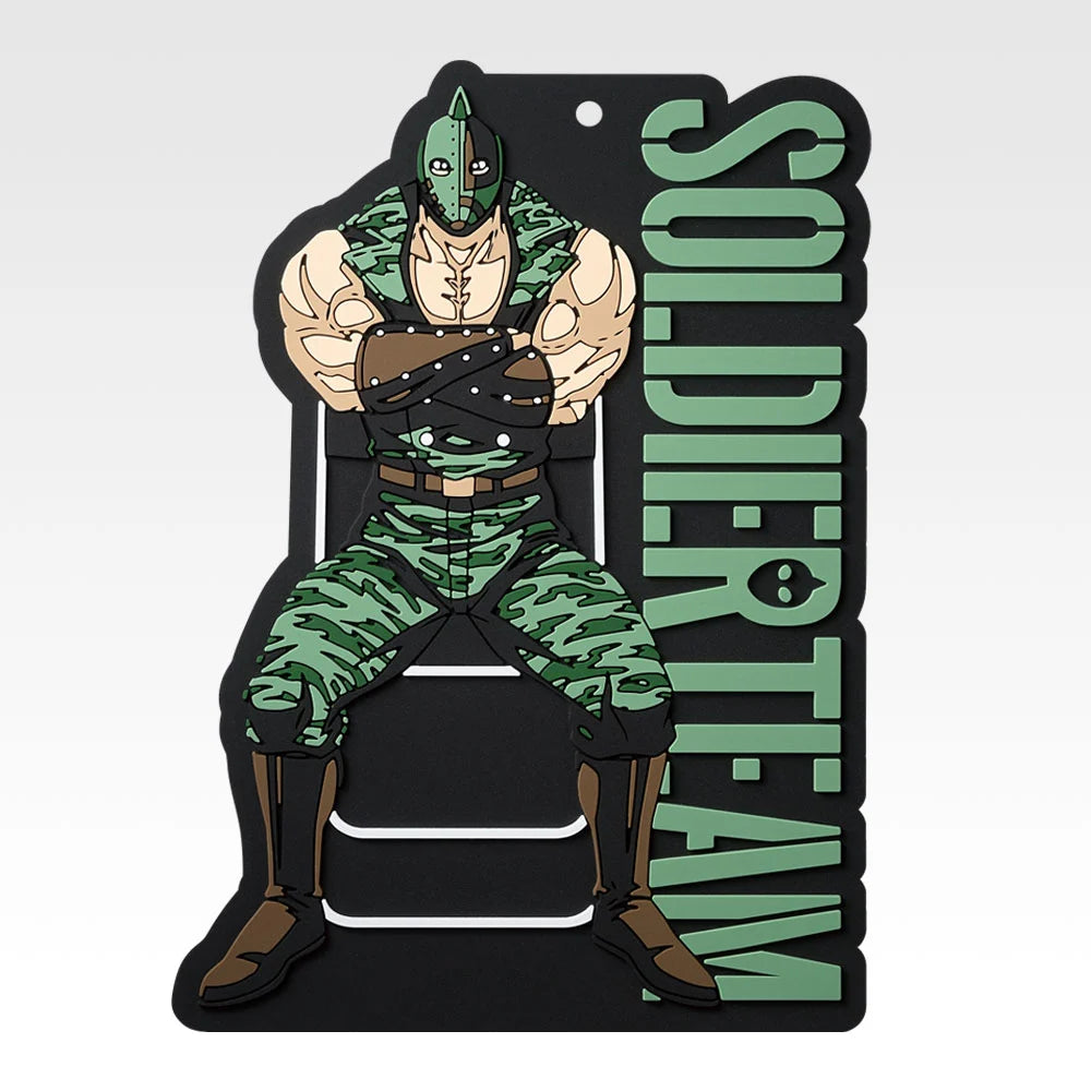 Kinnikuman Chojin Ketsumeigun E Prize Rubber Coasters Kinnikuman Soldier