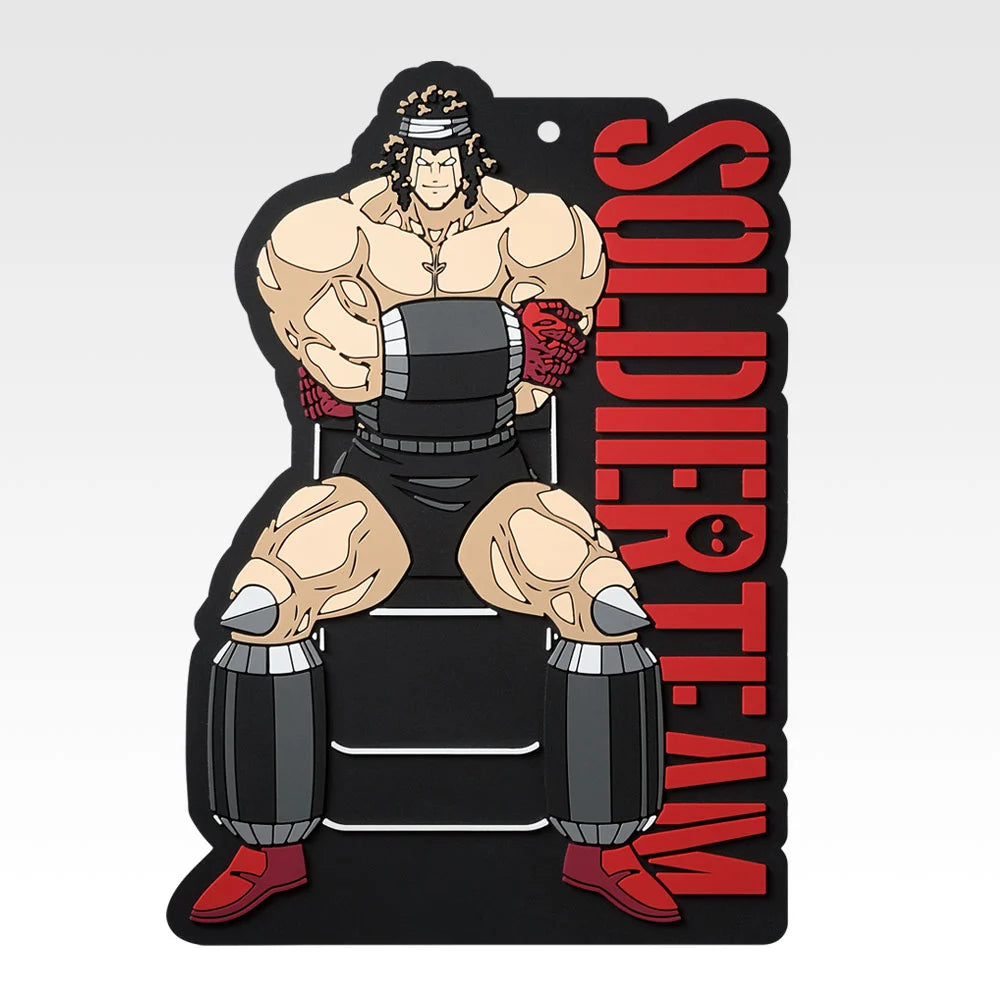 Kinnikuman Chojin Ketsumeigun E Prize Rubber Coasters Buffaloman