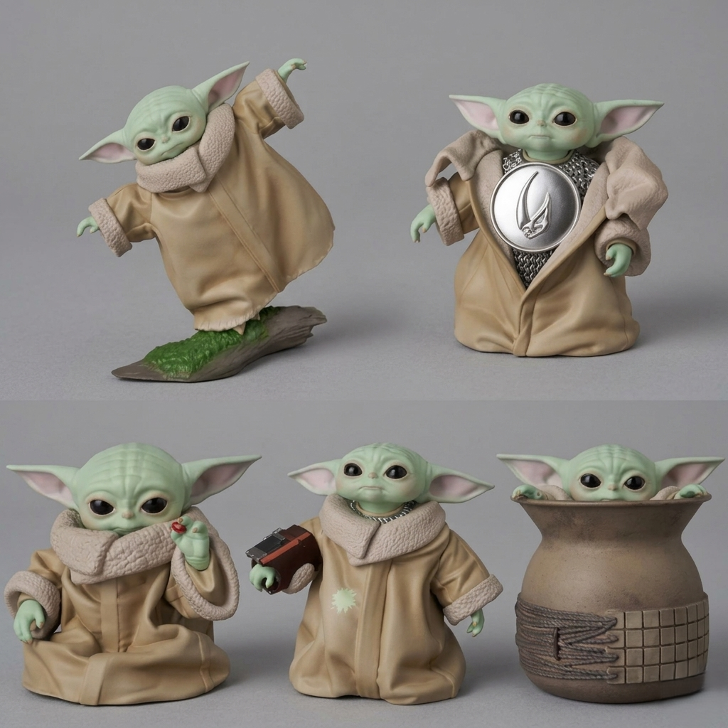 ULTRA DETAIL FIGURE GROGU 3種セット Star Wars: The Mandalorian & Grogu Ultra Detail Figure - Grogu Vol