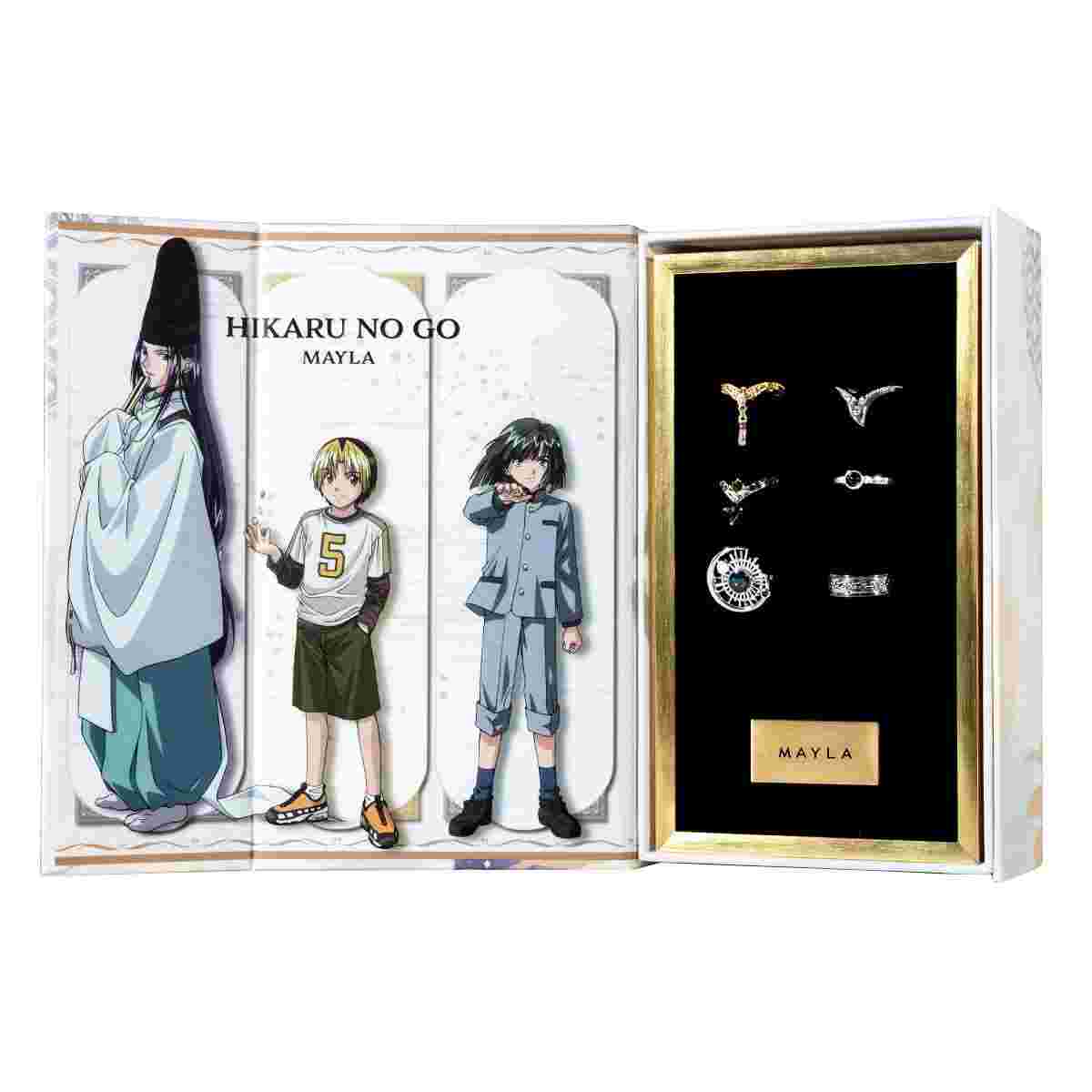 Hikaru no Go x MAYLA six-ring set - official view 23