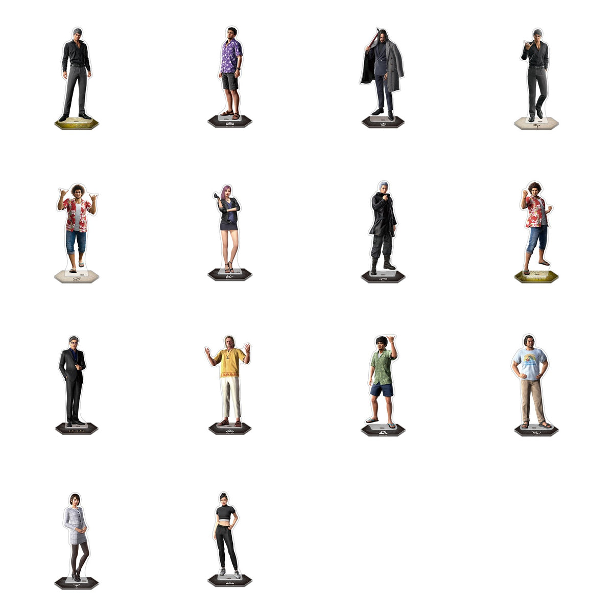 Like a Dragon Infinite Wealth acrylic stand set of 14 available designs