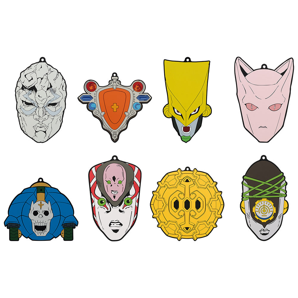 JOJO'S BIZARRE ADVENTURE ICHIBAN KUJI - EVIL PARTY - (H) RUBBER COASTER Complete Set 8 Pcs