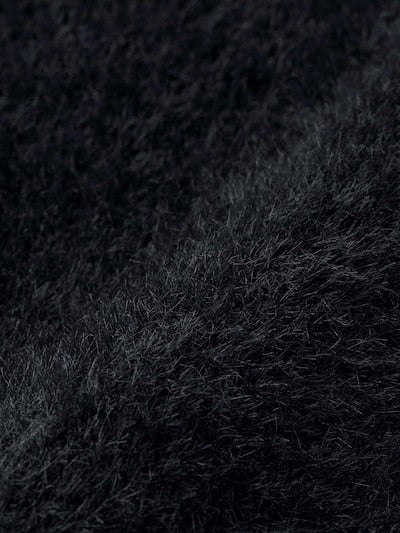 Dio Brando Feather-Yarn Cardigan — detail 3