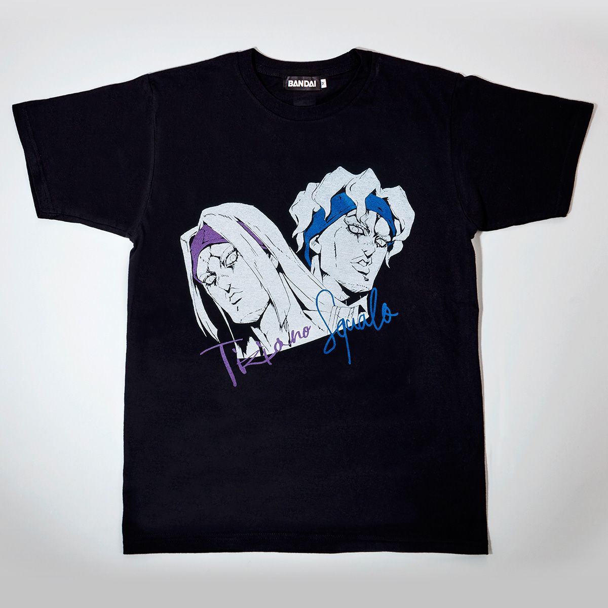 Jojo's Bizarre Adventure Golden Wind Pair T-Shirt - Squalo & Tiziano front design