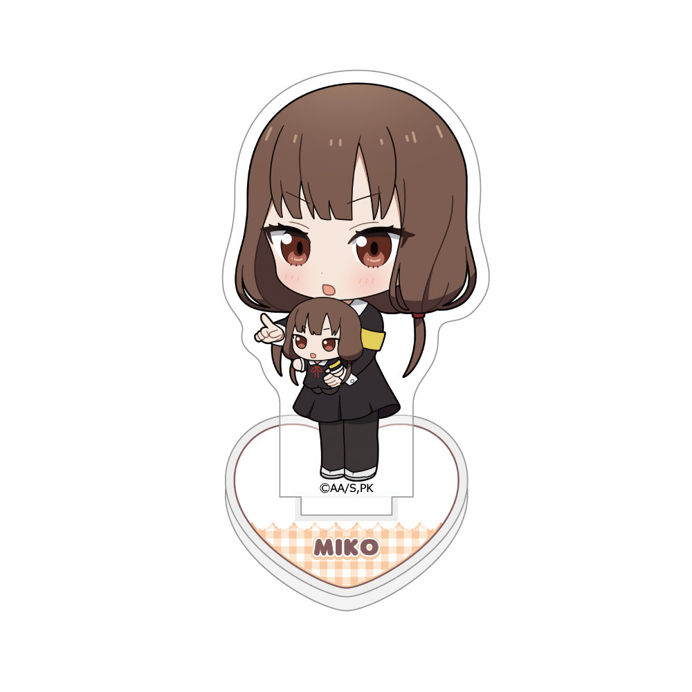 Kaguya Sama: Love Is War Tiny Friends Acrylic Stand - Miko Iino - assembled view