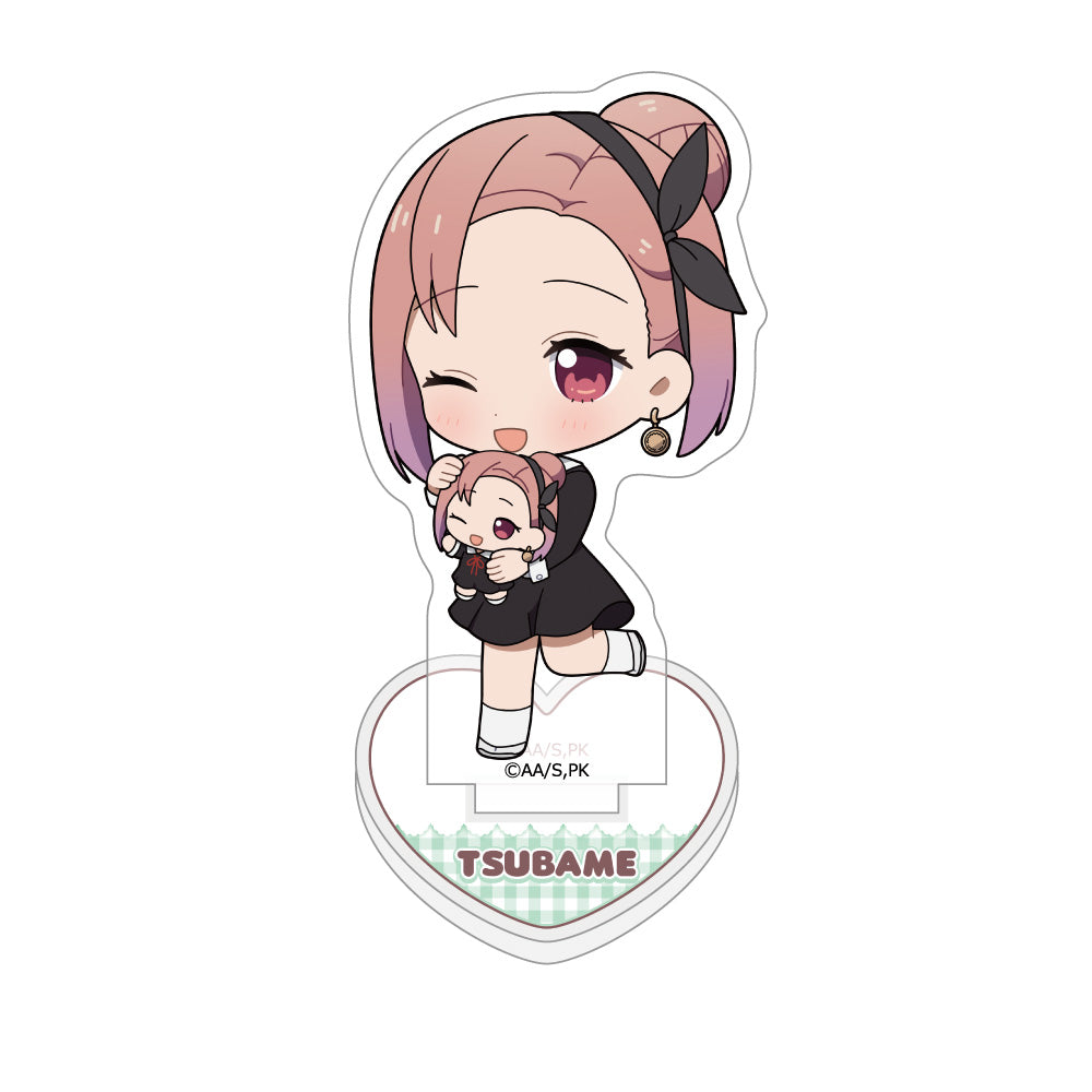 Kaguya Sama: Love Is War Tiny Friends Acrylic Stand - Tsubame Koyasu - assembled view