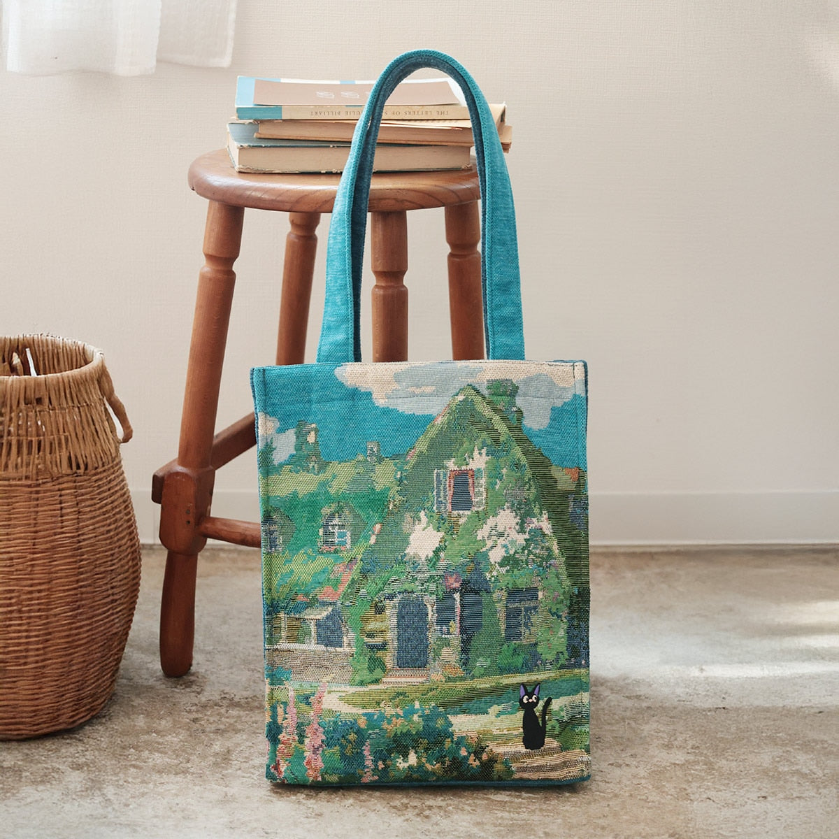 Kiki's Delivery Service Jiji and the Okino House Gobelin Tote - official view 2