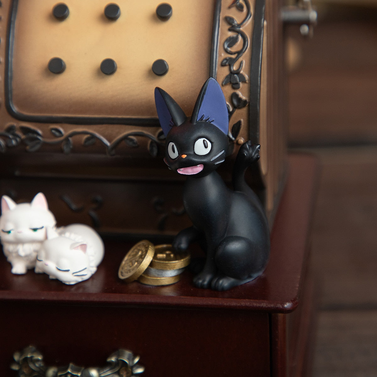Kiki's Delivery Service Jiji at the Bakery Counter Music Box - official view 6