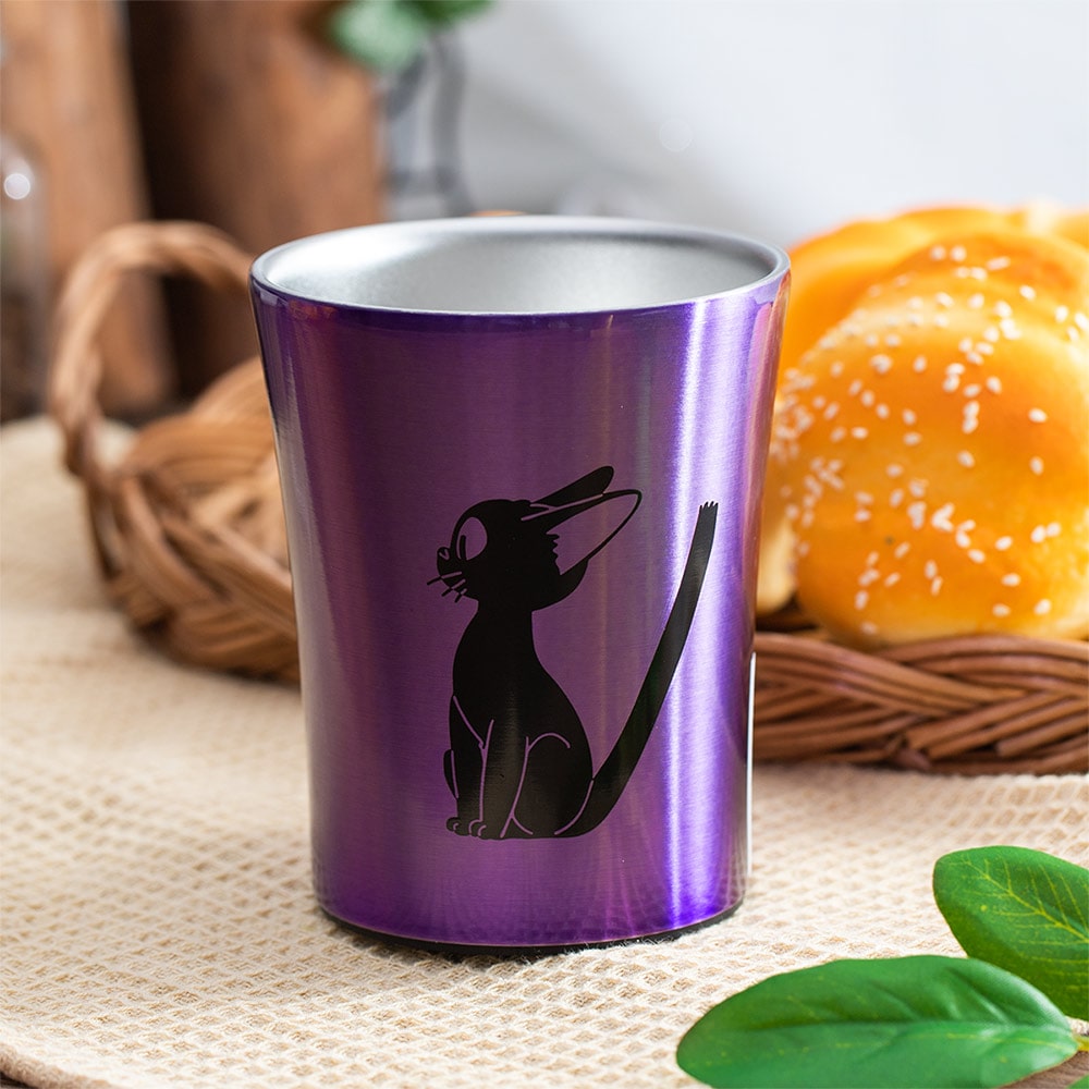 Kiki's Delivery Service Jiji Insulated Tumblers (2 Types) - Purple Jiji - 250 ml - official view 1