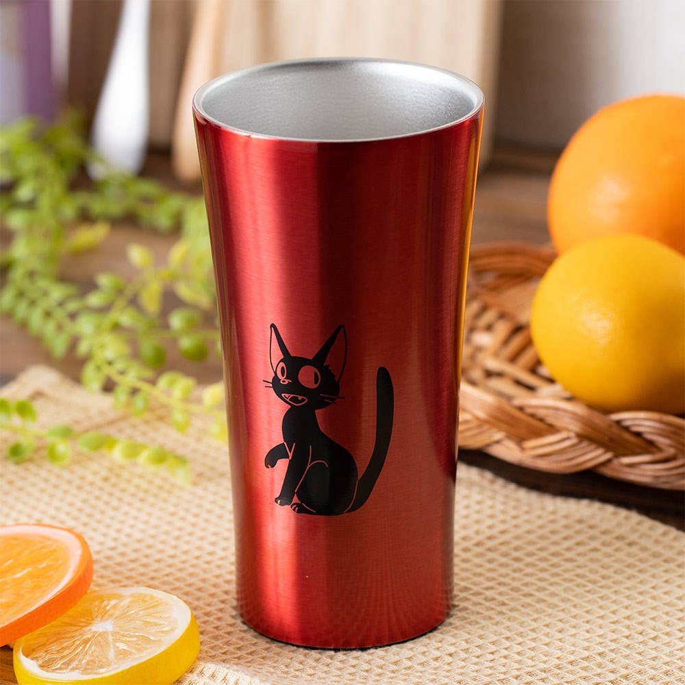 Kiki's Delivery Service Jiji Insulated Tumblers (2 Types) - Red Jiji - 400 ml - official view 7